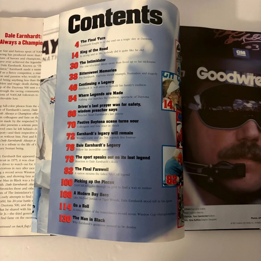 Dale Earnhardt Always a Champion Limited Edition Tribute Book NASCAR 01 Triumph